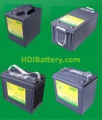 Bateria solar HAZE 12v 135 Ah HZY-SL12-135